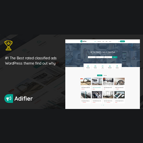 adifier classified ads wordpress theme  - WordPress and WooCommerce themes and plugins, available under GPL license starting from $5 -