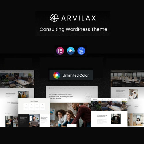 Arvilax – Business Consulting WordPress Theme