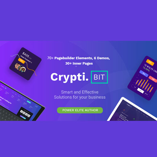 cryptibit 1 - WordPress and WooCommerce themes and plugins, available under GPL license starting from $5 -