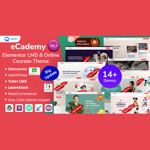 ecademy - WordPress and WooCommerce themes and plugins, available under GPL license starting from $5 -