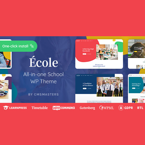 Ecole – Education & School WordPress Theme