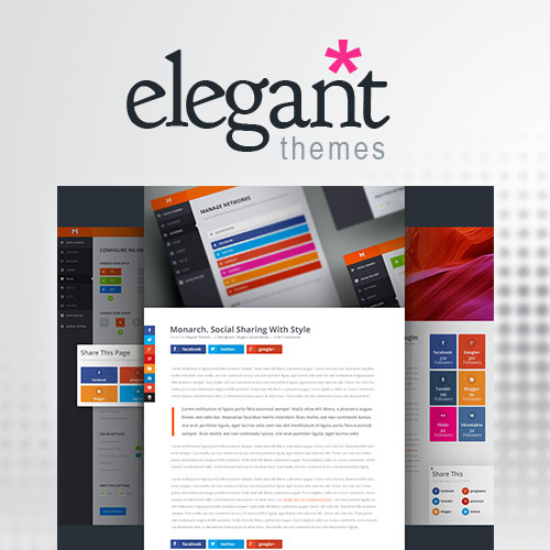 elegant themes monarch social media sharing - WordPress and WooCommerce themes and plugins, available under GPL license starting from $5 -