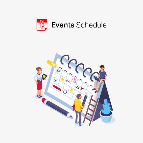 events schedule wp plugin 1 - WordPress and WooCommerce themes and plugins, available under GPL license starting from $5 -