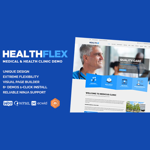 HEALTHFLEX – Doctor Medical Clinic & Health WordPress Theme