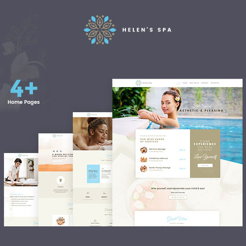 Helen’s Spa – Beauty Spa, Health Spa & Wellness WordPress Theme