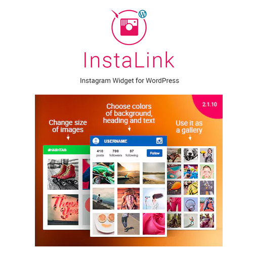 instagram widget wordpress instagram widget - WordPress and WooCommerce themes and plugins, available under GPL license starting from $5 -