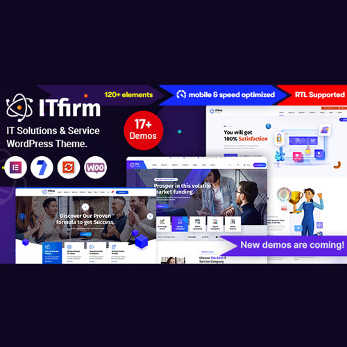 ITfirm – IT Solutions and Services Company WordPress Theme