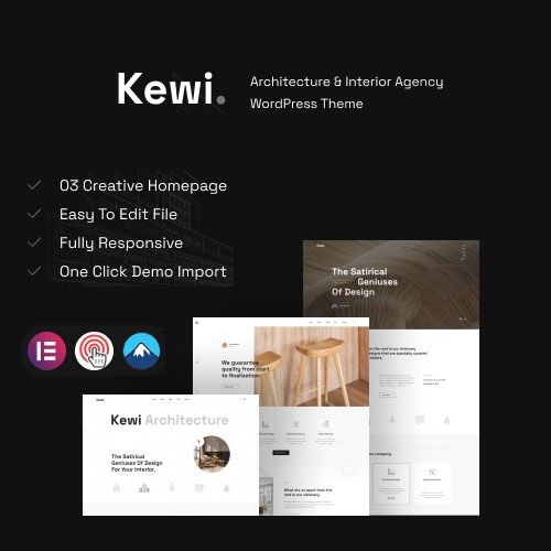 Kewi – Architecture & Interior Agency WordPress Theme