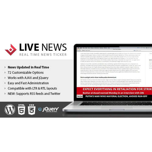 Live News – Real Time News Ticker