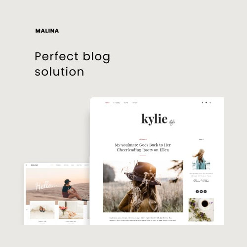 Malina – Personal WordPress Blog Theme