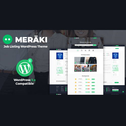 Meraki – Job Board WordPress Theme