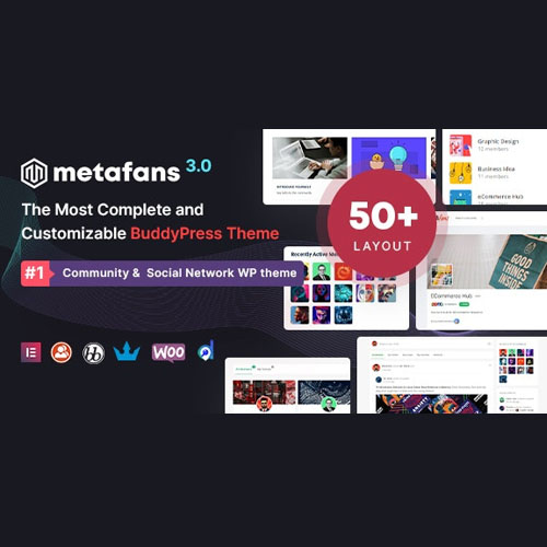MetaFans – Community & Social Network BuddyPress Theme