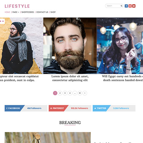 MyThemeShop Lifestyle WordPress Theme