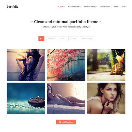 MyThemeShop Portfolio WordPress Theme - WP Starter Pack