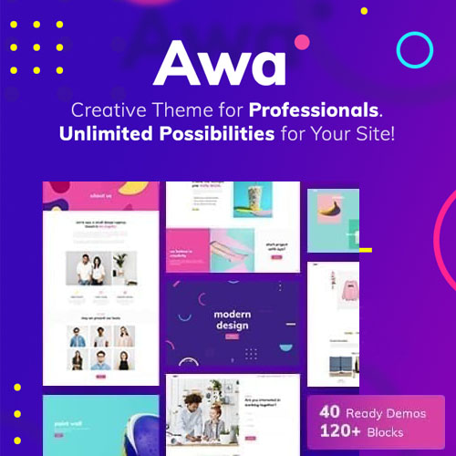 portfolio awa - WordPress and WooCommerce themes and plugins, available under GPL license starting from $5 -