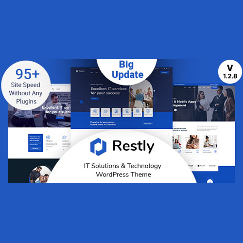 Restly – IT Solutions & Technology WordPress Theme