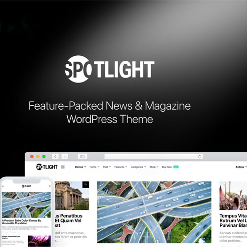 Spotlight – Feature-Packed News & Magazine WordPress Theme