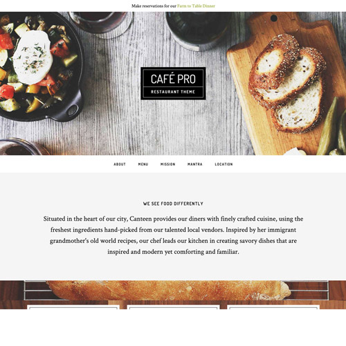 studiopress cafe pro genesis wordpress theme - WordPress and WooCommerce themes and plugins, available under GPL license starting from $5 -
