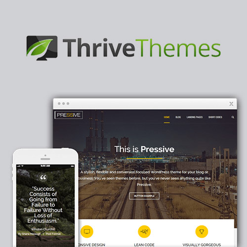 thrive themes pressive wordpress theme - Homepage -