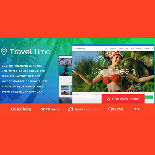 Travel Time – Tour and Hotel WordPress Theme
