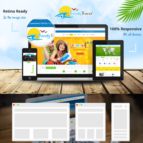 trendy travel tour travel travel agency theme - WordPress and WooCommerce themes and plugins, available under GPL license starting from $5 -