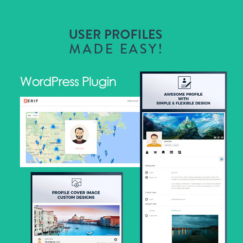 user profiles made easy - WordPress and WooCommerce themes and plugins, available under GPL license starting from $5 -