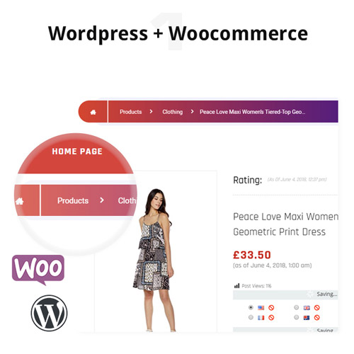 wordpress woocommerce custom breadcrumbs plugin - WordPress and WooCommerce themes and plugins, available under GPL license starting from $5 -