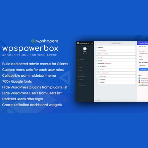 WPSPowerbox – Addon for WPShapere WordPress Admin Theme