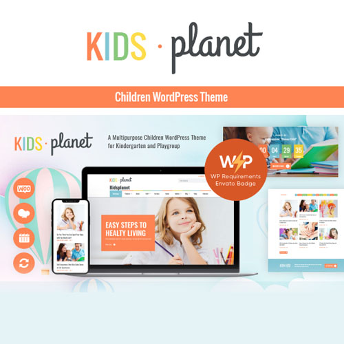 kids planet - WordPress and WooCommerce themes and plugins, available under GPL license starting from $5 -