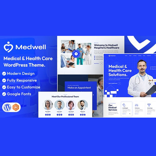 medwell - WordPress and WooCommerce themes and plugins, available under GPL license starting from $5 -