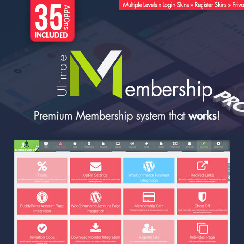 ultimate membership pro - Homepage -