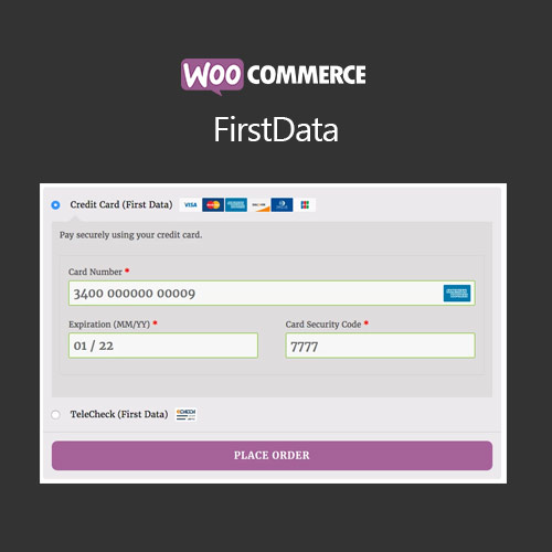 woocommerce firstdata - WordPress and WooCommerce themes and plugins, available under GPL license starting from $5 -