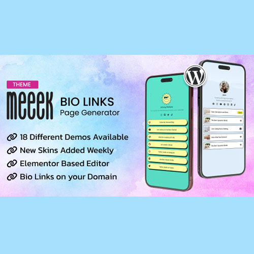 Meeek – Bio Links Builder Theme