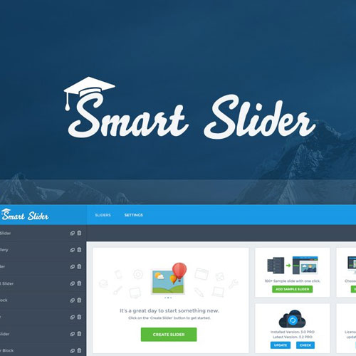 smart slider 3 - WordPress and WooCommerce themes and plugins, available under GPL license starting from $5 -