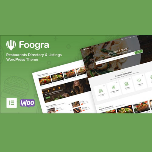 Foogra – Restaurants Directory & Listings WordPress Theme - WP Starter Pack